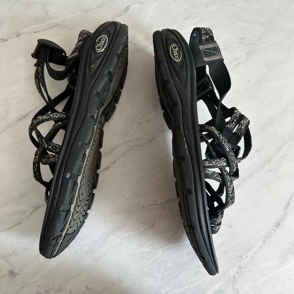 Chaco X2 Cushioned Sandal Women's sz 9 Black Dual Strap shoes hiking strappy - Picture 8 of 10